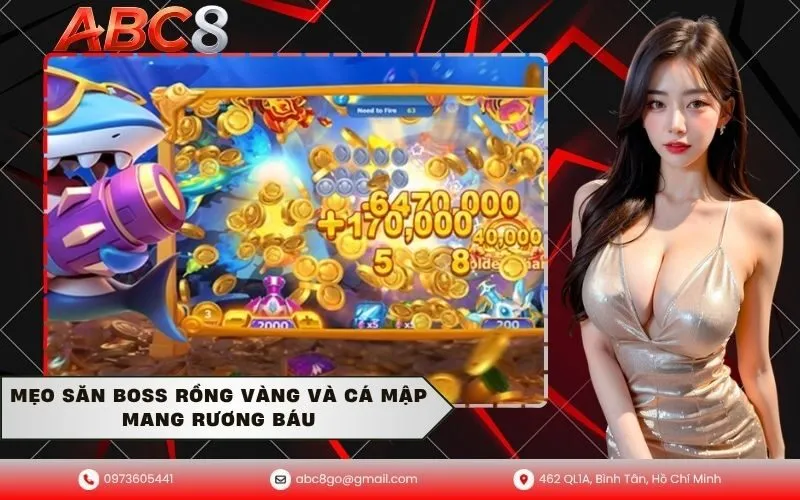 Mẹo săn boss rồng vàng và cá mập mang rương báu