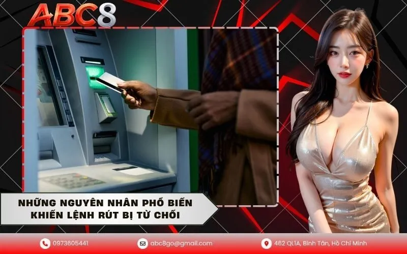 Những Nguyên Nhân Phổ Biến Khiến Lệnh Rút Bị Từ Chối