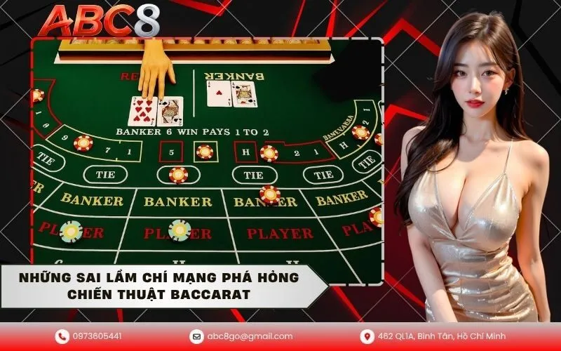 Những sai lầm chí mạng phá hỏng chiến thuật baccarat
