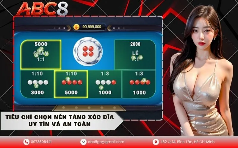 Tiêu chí chọn nền tảng xóc đĩa uy tín và an toàn