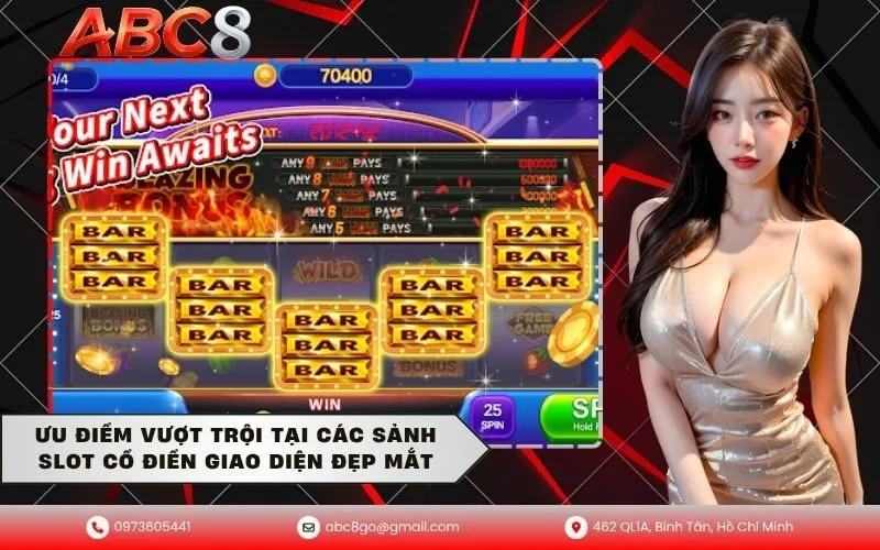 Ưu Điểm Vượt Trội Tại Các Sảnh Slot Cổ Điển Giao Diện Đẹp Mắt